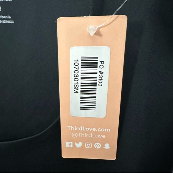 NWT ThirdLove Sculpt One Piece Shapewear in Black- S - Picture 6 of 6